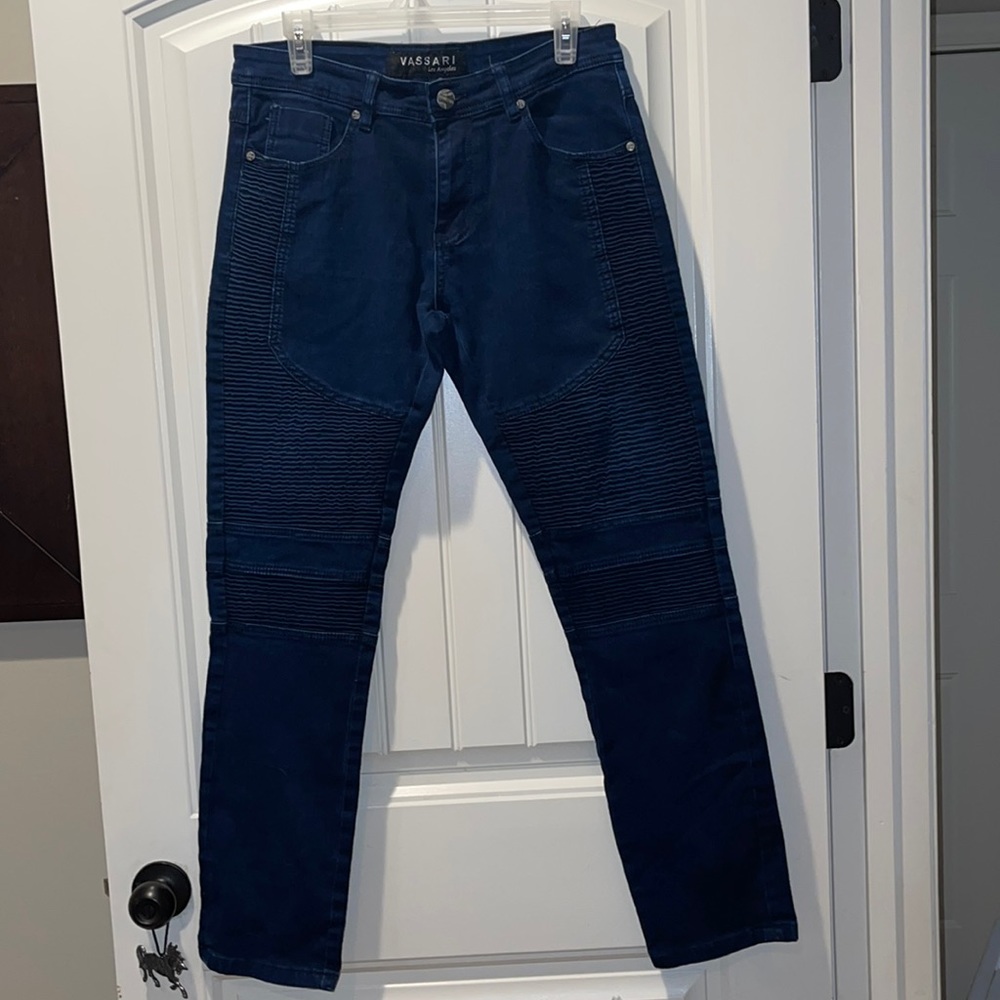 Men’s Vassari Los Angeles stretch moto jeans size 32